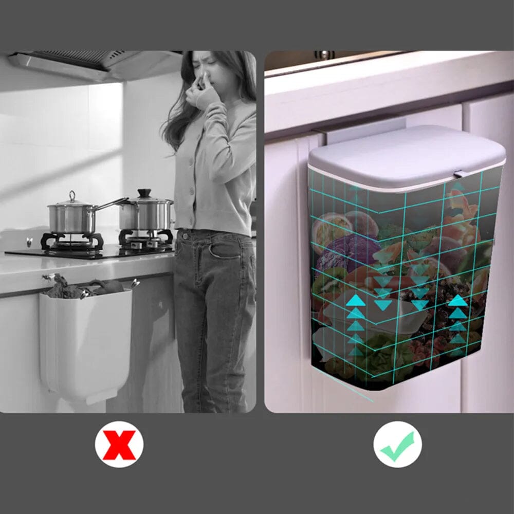 CuisiClean™ - Poubelle Suspendue - Cuisineamateur