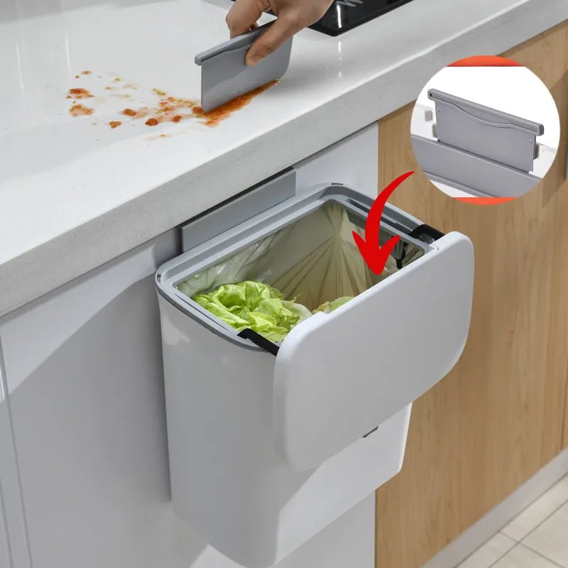 CuisiClean™ - Poubelle Suspendue - Cuisineamateur