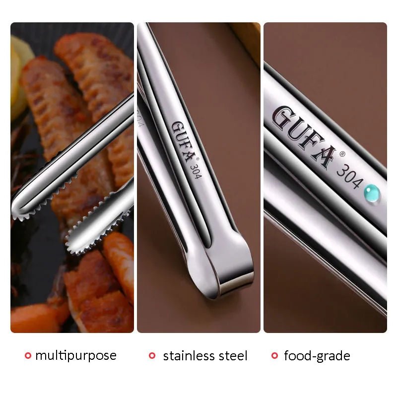 Grillax™ - Pince Grillades Inox - Cuisineamateur