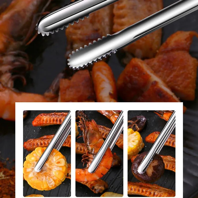 Grillax™ - Pince Grillades Inox - Cuisineamateur