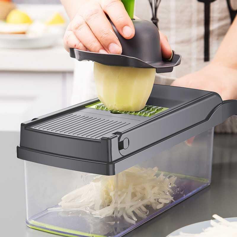 MandoSlicer™ | Mandoline 12 en 1 | Cuisine - Cuisineamateur